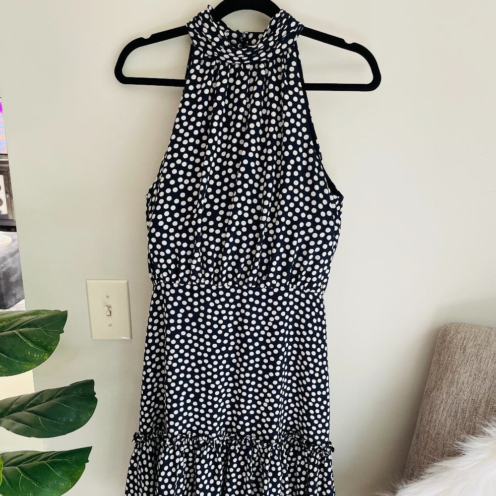 Betsey Johnson High Neck Fit & Flare Dress